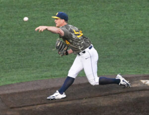 Jace Rinehart’s pair of RBIs lead No. 24 West Virginia over Cincinnati 3-2 in game one of series